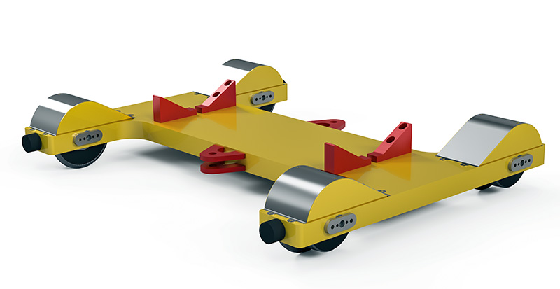 Platform Bogies for Transporting Complete Vehicles